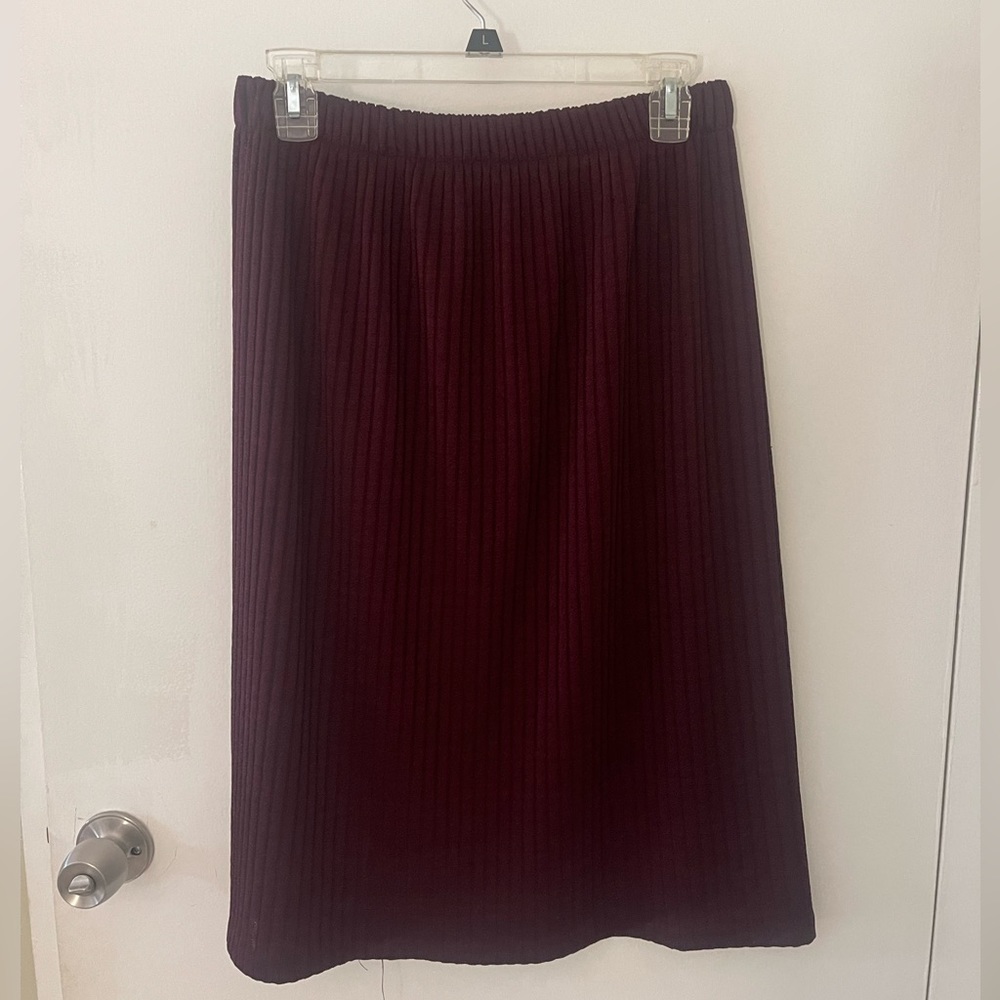 Maroon Skirt